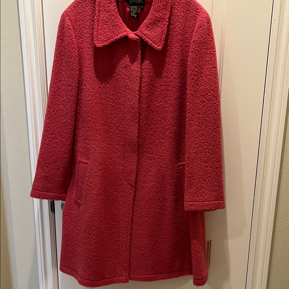 Women's Hot Pink Coat
